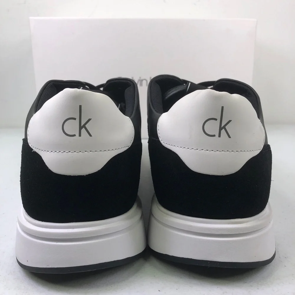 CALVIN Klein Dudley Silky Suede Smooth Calf Shoes